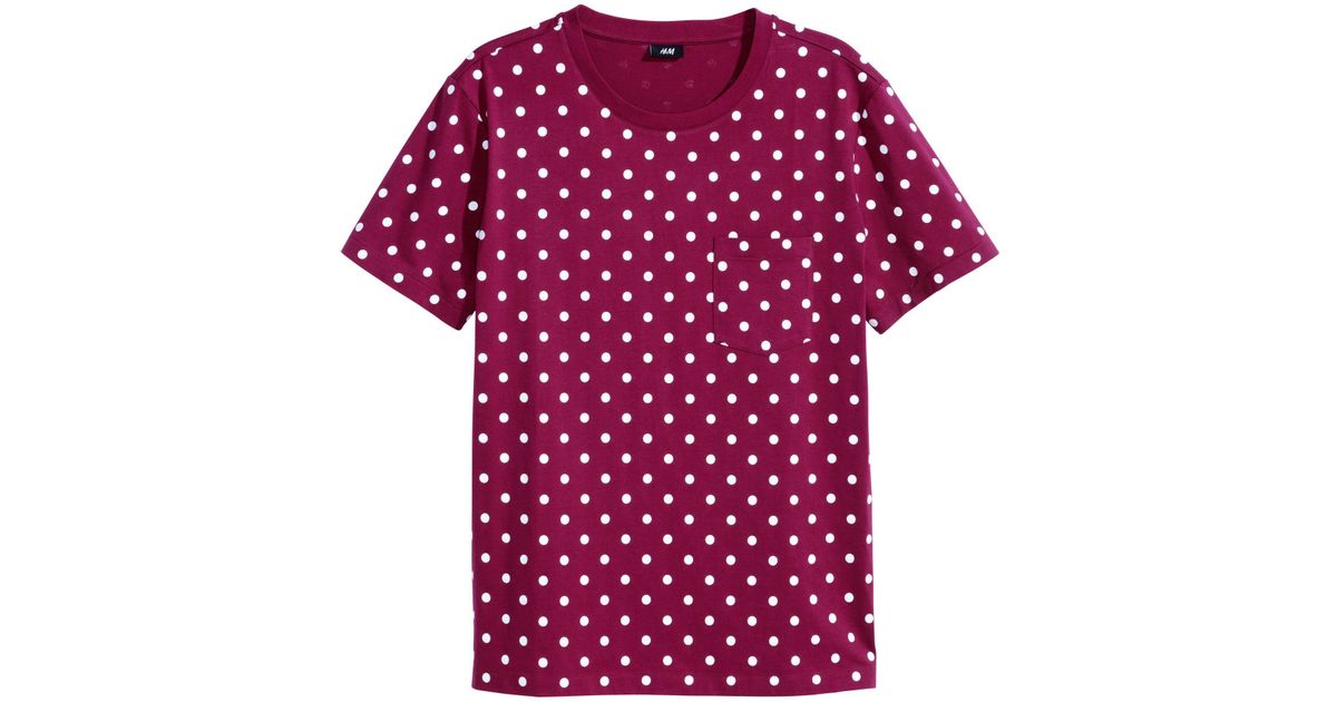 black spotted shirt