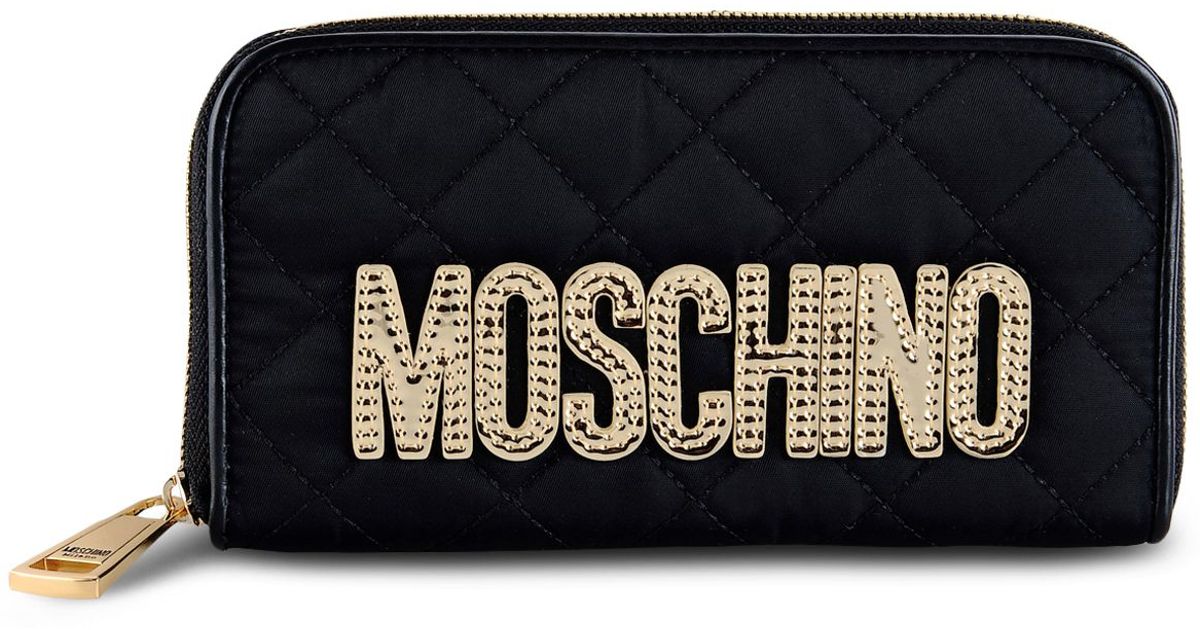 Moschino Wallets in Black | Lyst