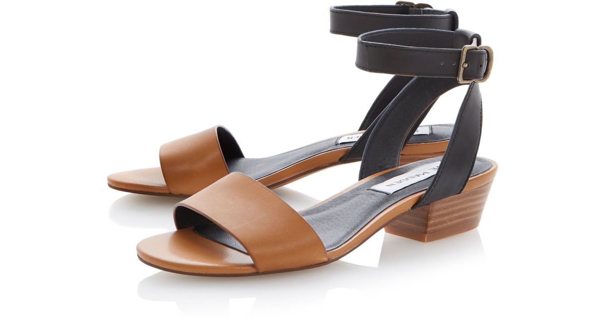 steve madden tan block heels