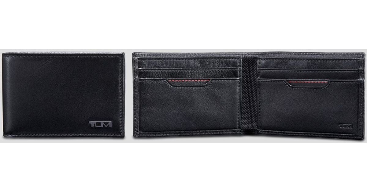 Tumi Delta Slim Single Billfold Wallet With Rfid in Black for Men | Lyst