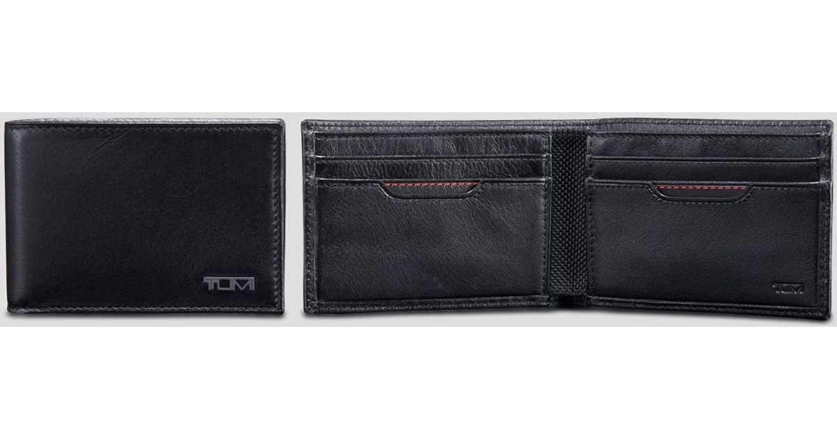 Tumi Delta Slim Single Billfold Wallet With Rfid in Black for Men Lyst