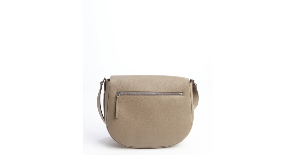 Cline Taupe Leather Shoulder Bag in Khaki (taupe) | Lyst