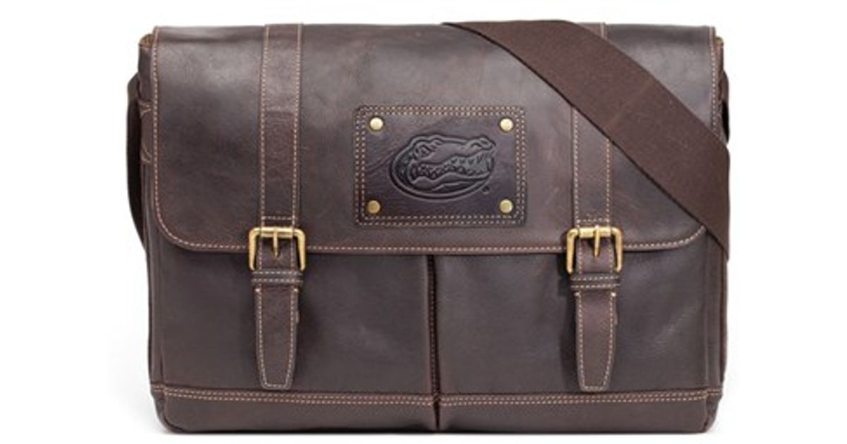Lyst Jack Mason Brand Florida Gators Messenger Bag In Gray For Men
