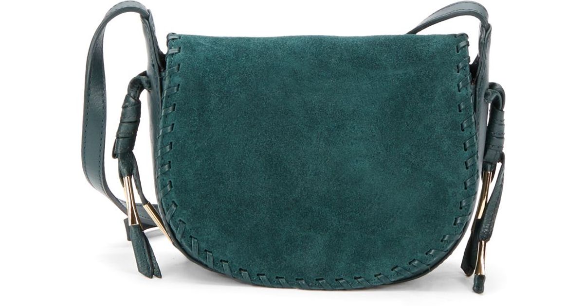 Lyst Kelsi Dagger Brooklyn Tavi Suede Leather Saddle Crossbody Bag Lyst Kelsi Dagger Brooklyn Tavi Suede Leather Saddle Crossbody Bag In Green