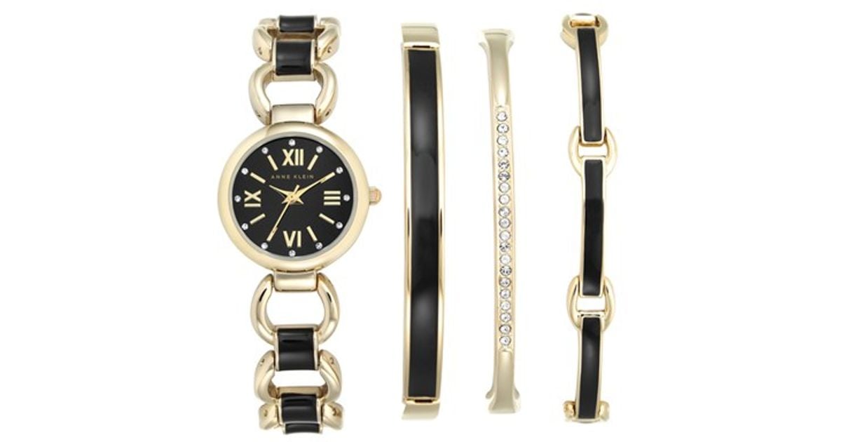 Anne klein boxed bracelet & bangle watch set