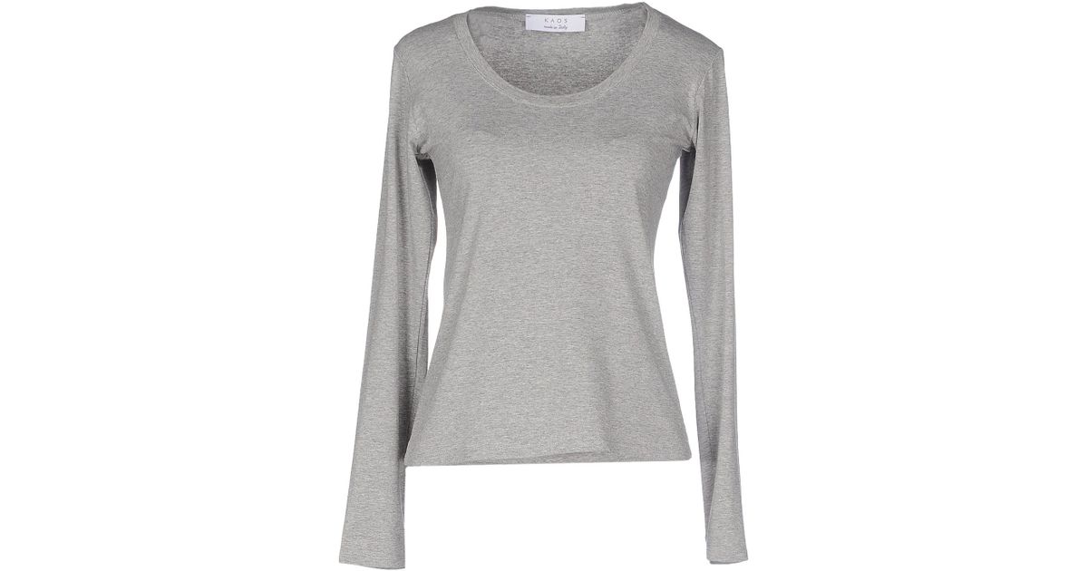  Kaos  T shirt in Gray Grey Lyst