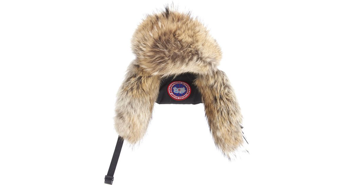 canada goose aviator hat black canada goose aviator hat black
