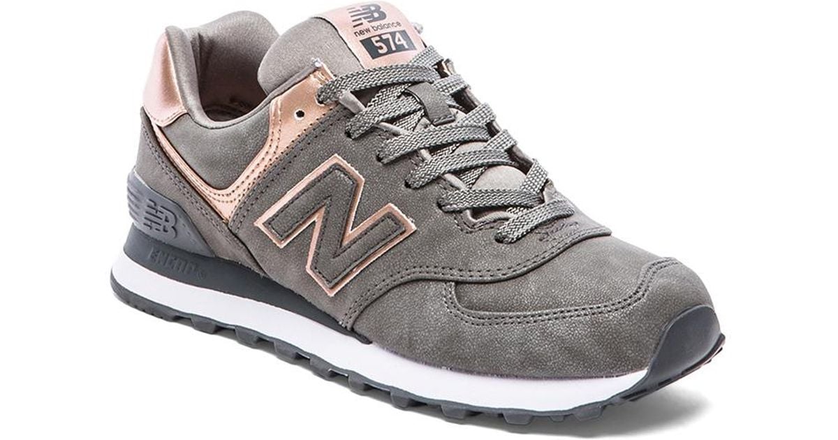 new balance women's 574 precious metals casual sneakers from finish line