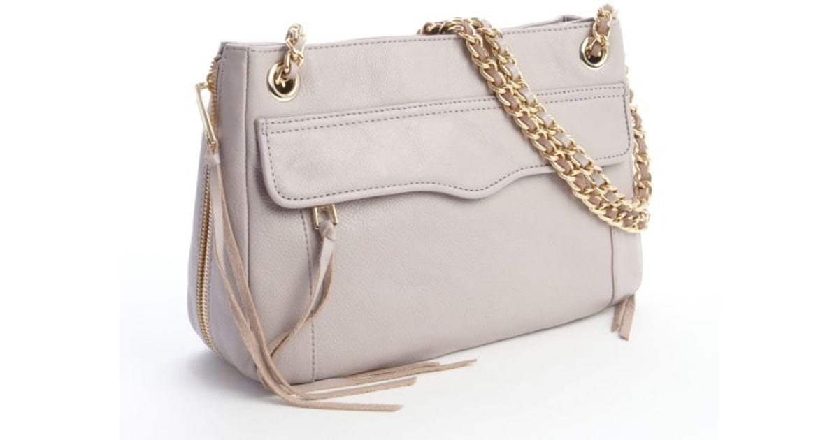 Lyst Rebecca Minkoff Tortora Leather Swing Chain Strap Crossbody Lyst Rebecca Minkoff Tortora Leather Swing Chain Strap Crossbody Bag In Pink