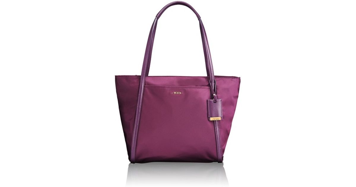 Lyst Tumi Voyageur Small Q Tote Nylon Purple In