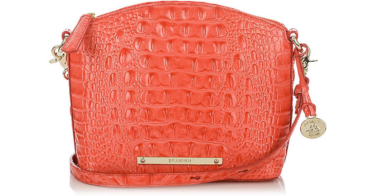 brahmin orange handbag