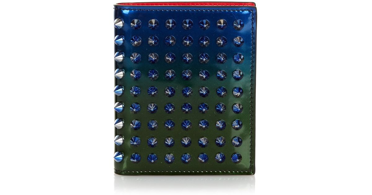 christian louboutin blue wallet christian louboutin blue wallet