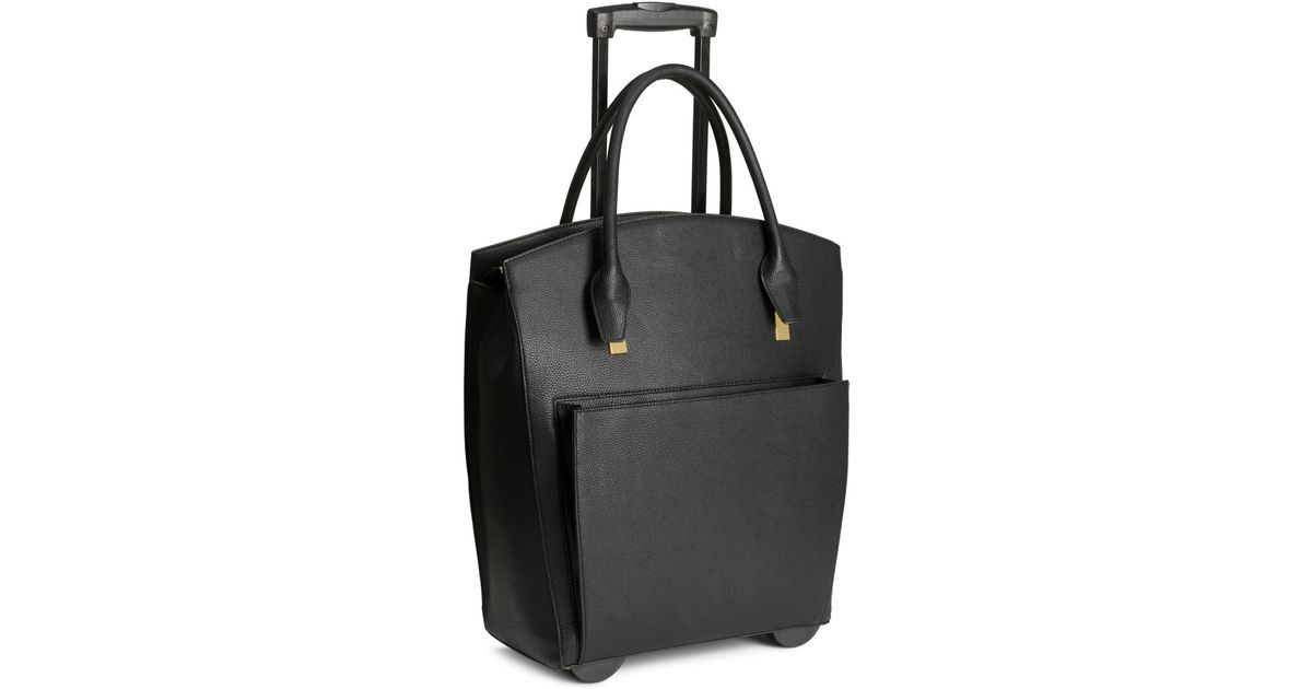 H&m Weekend Bag On Wheels in Black | Lyst
