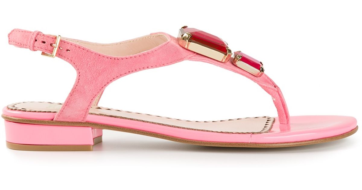 moschino thong sandals