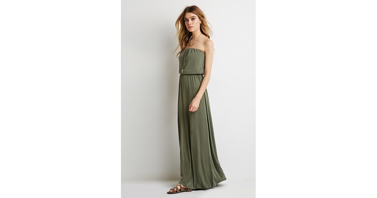 Strapless Maxi Dress