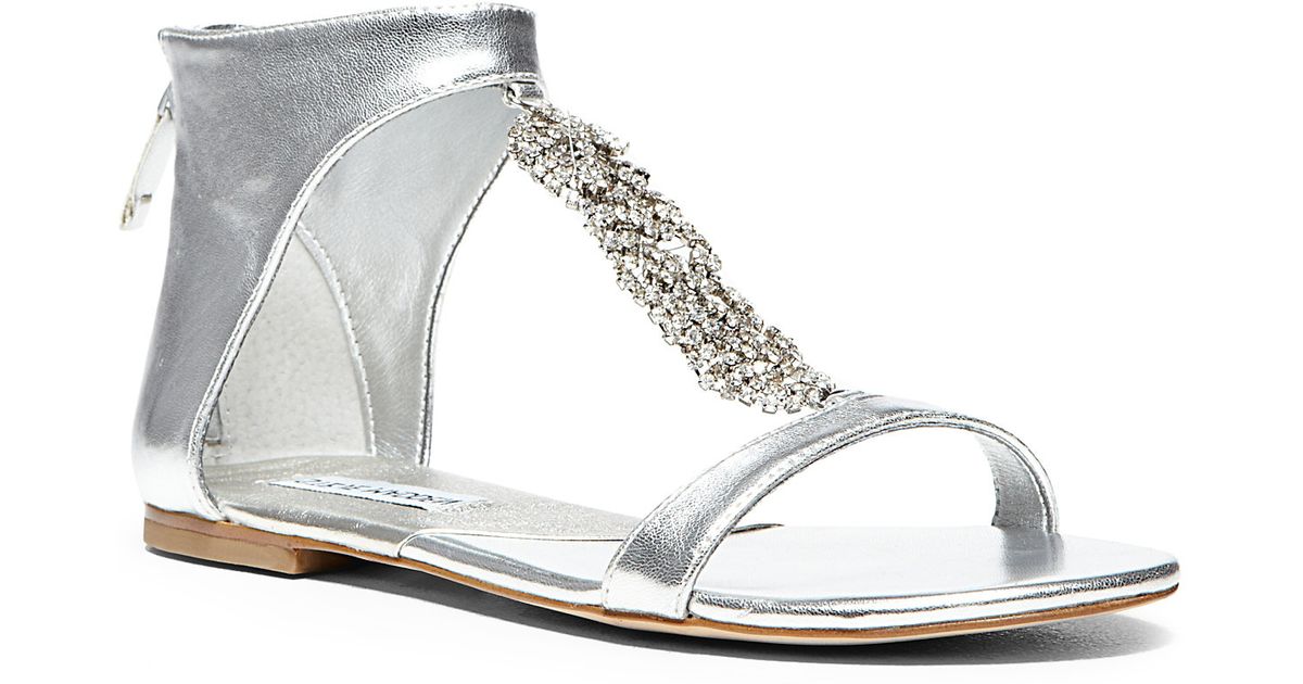 festive silver steve madden