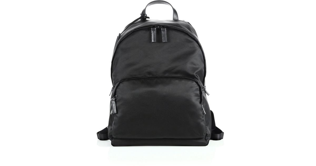 prada ostrich bag price - Prada Zaino Backpack in Black for Men | Lyst
