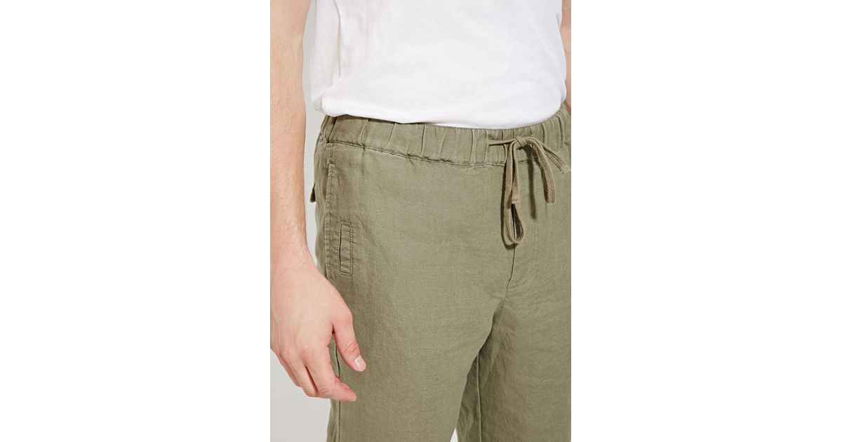 olive green drawstring pants