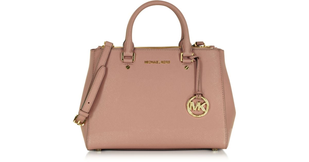 Michael Kors - Authenticated Hamilton Handbag - Leather Pink Plain for Women, Never Worn, with Tag