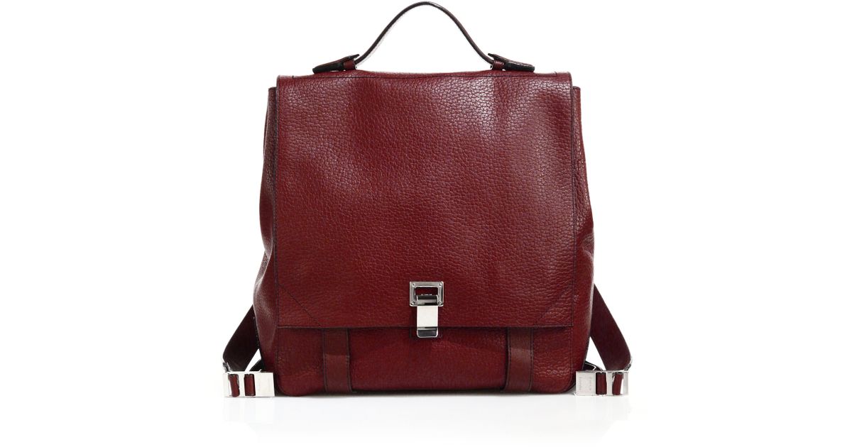 Lyst - Proenza Schouler Courier Backpack in Purple