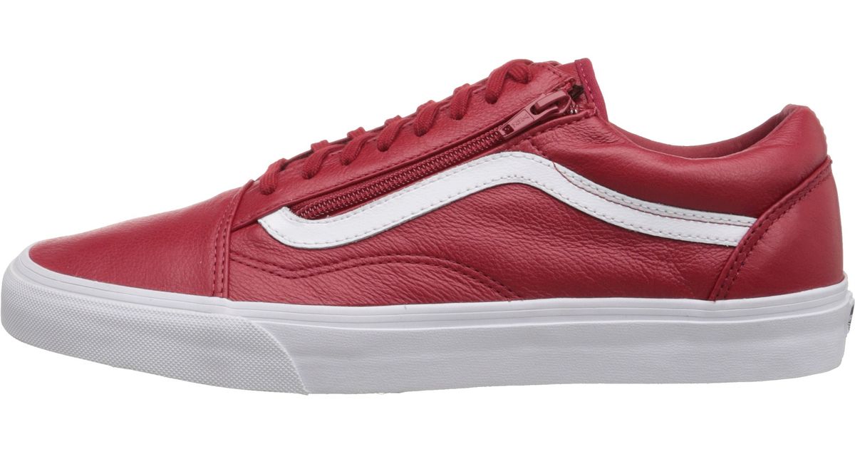 vans old skool red zip vans old skool red zip