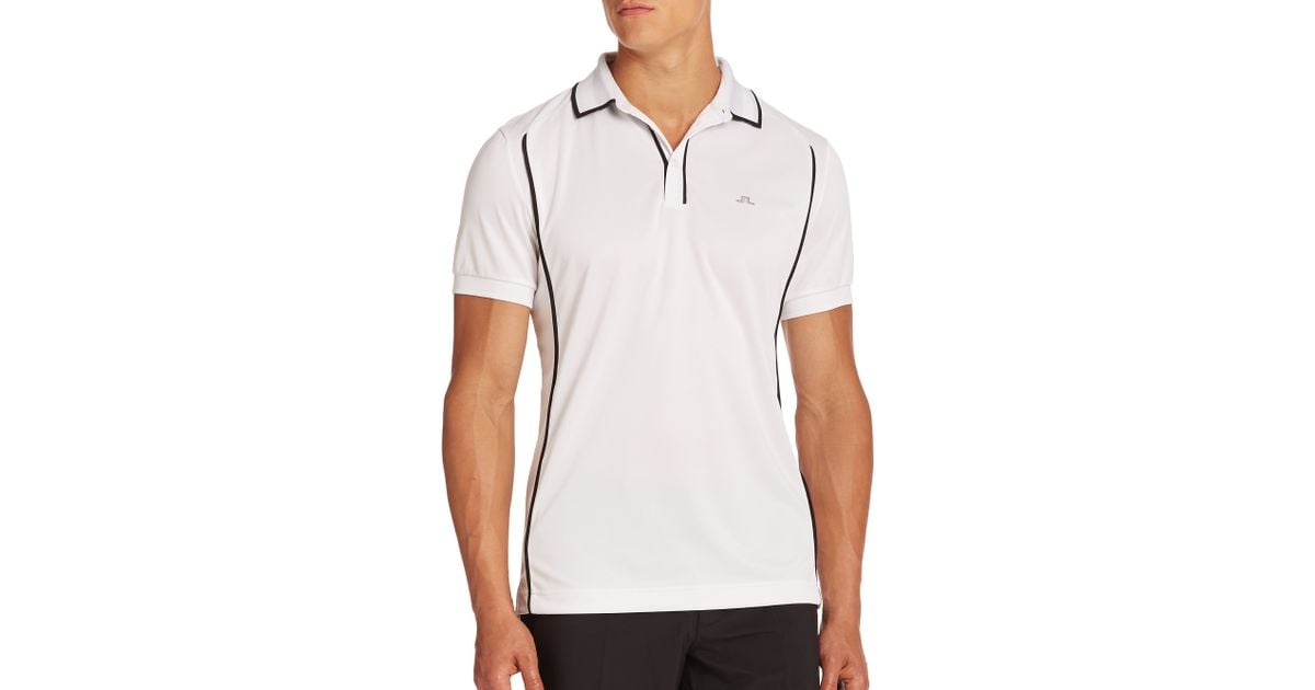 J.lindeberg Fredrik High-tech Wicking Polo in White for ...