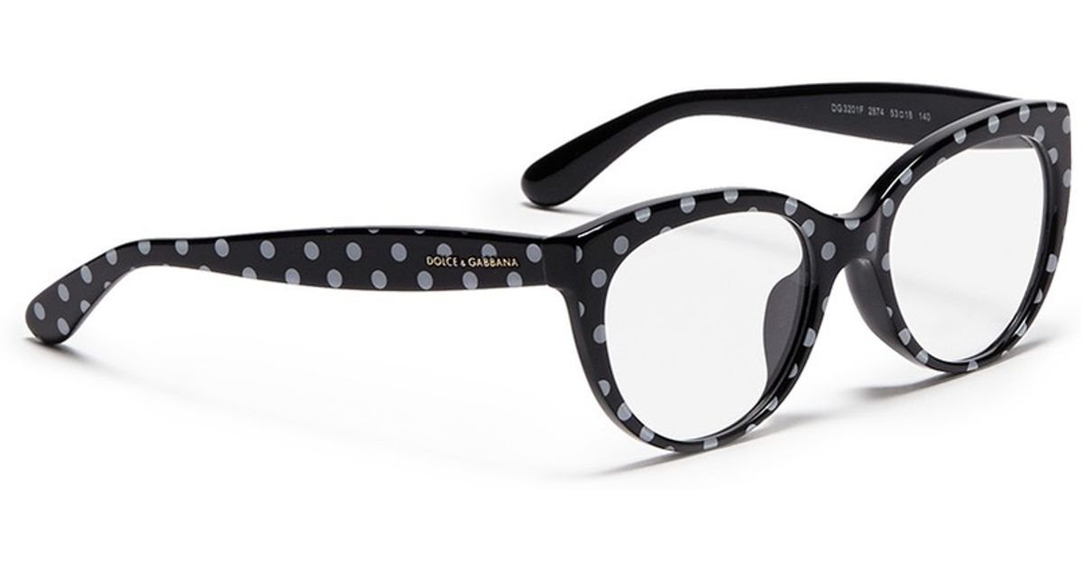 dolce and gabbana polka dot glasses