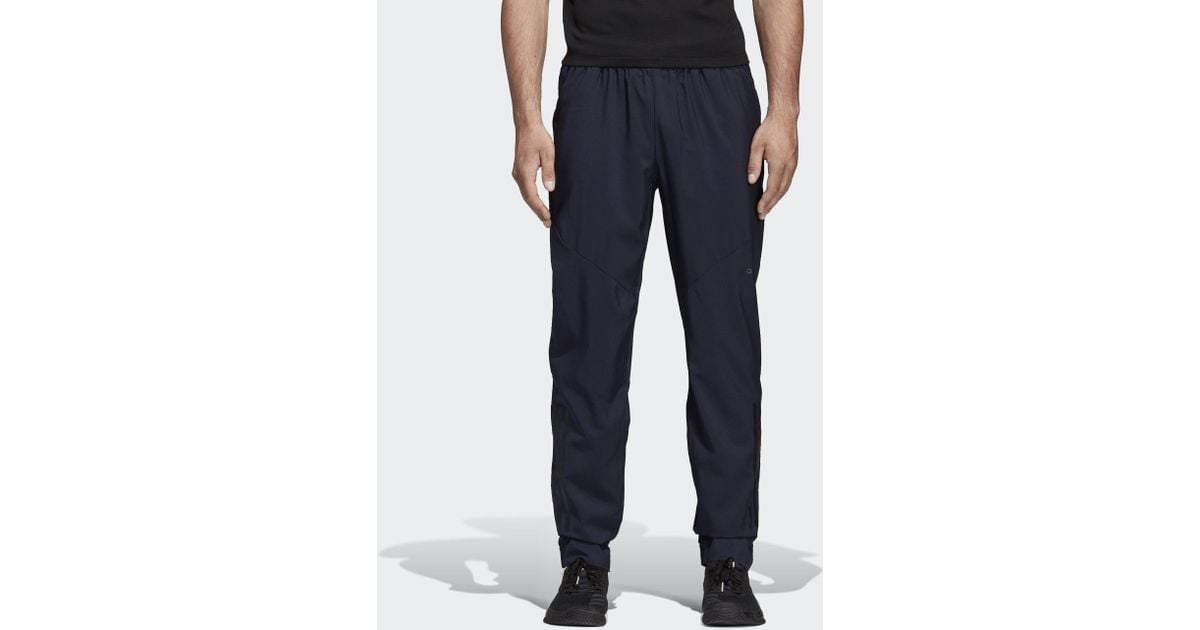 Adidas Blue Climacool Workout Pants for Men Lyst Adidas Blue Climacool Workout Pants for Men Lyst