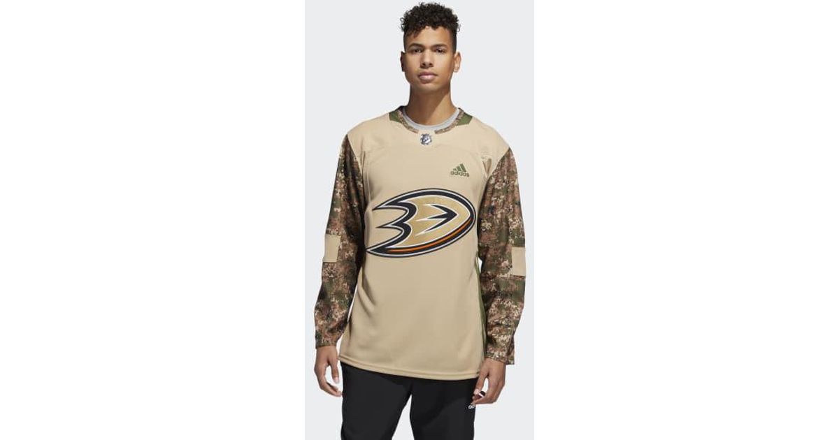 ducks military jersey