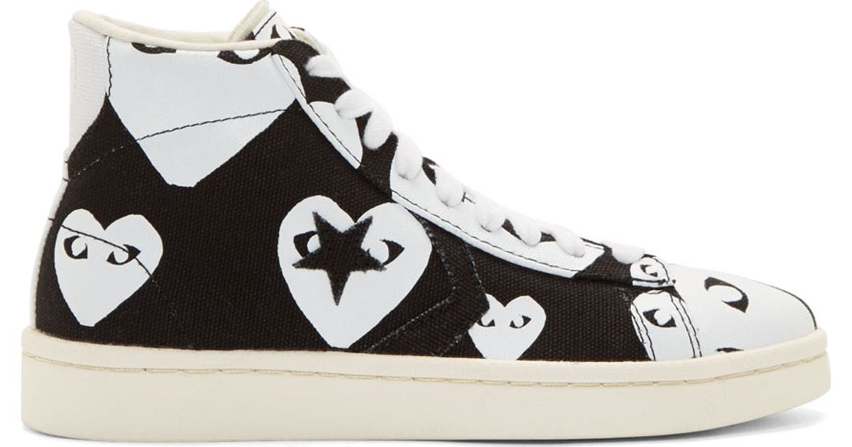 comme de garcon high tops