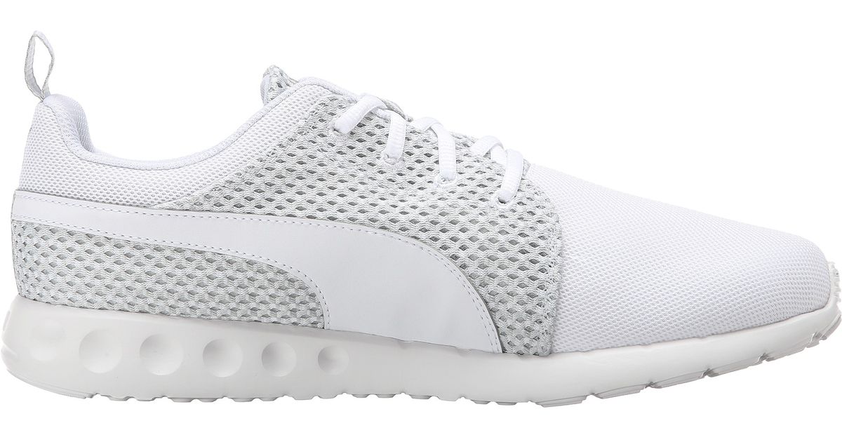 puma carson runner kids white