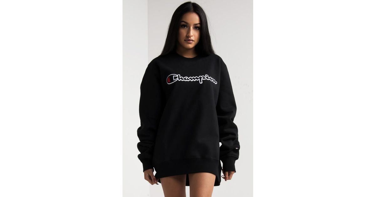 black champion hoodie women's