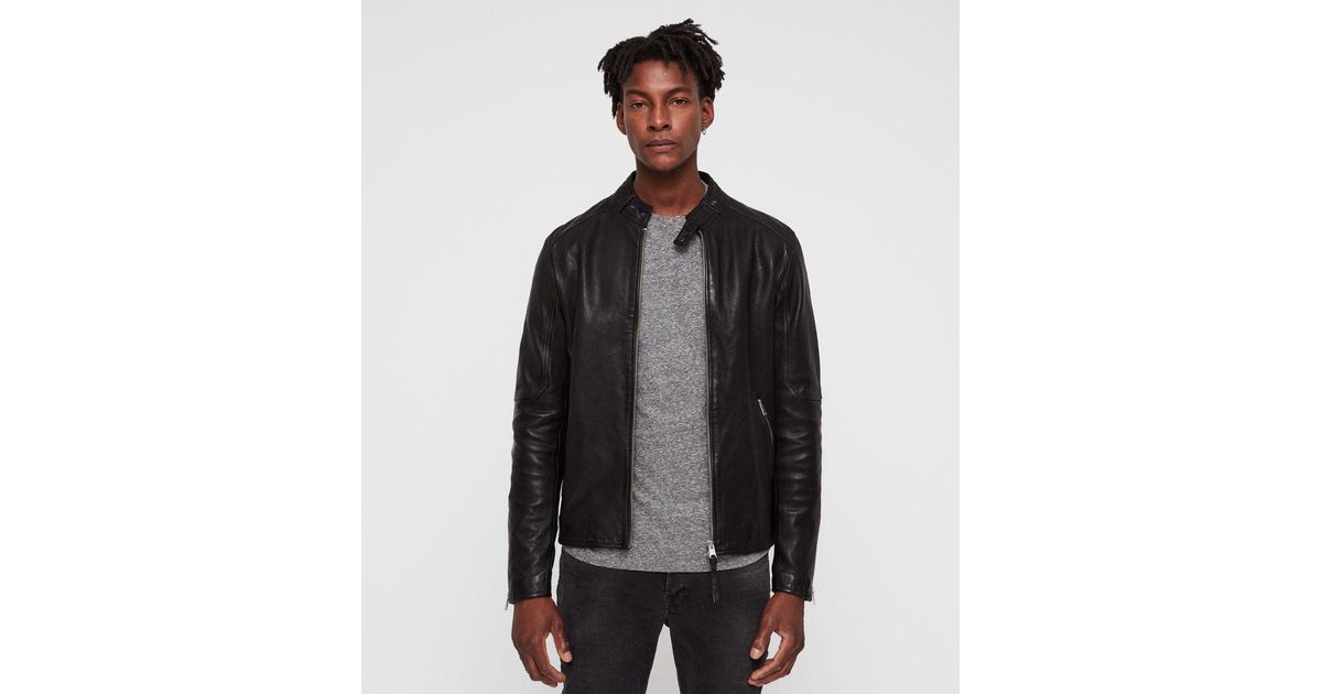 Lyst Allsaints Cora Leather Jacket In Black For Men Save Lyst Allsaints Cora Leather Jacket In Black For Men Save 30 12048192771084