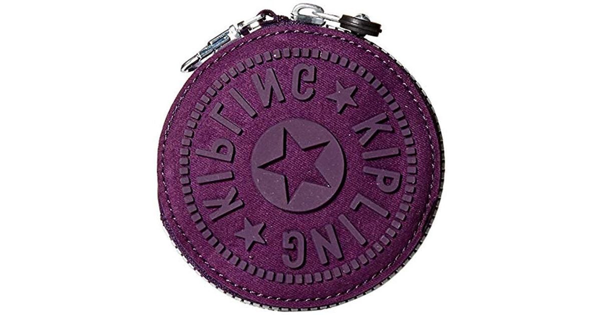 Kipling Marguerite Deep Purple Coin Purse in Purple Lyst