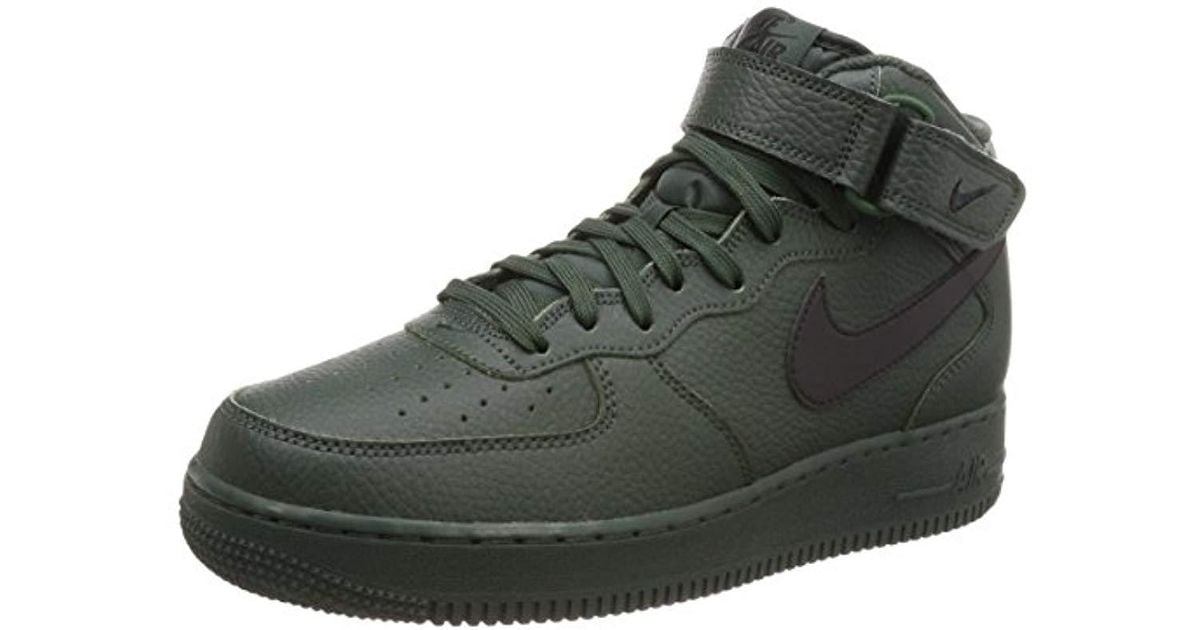 Nike - Air Force 1 Mid 07 S Trainers Green Black for Men - Lyst Nike - Air Force 1 Mid 07 S Trainers Green Black for Men - Lyst