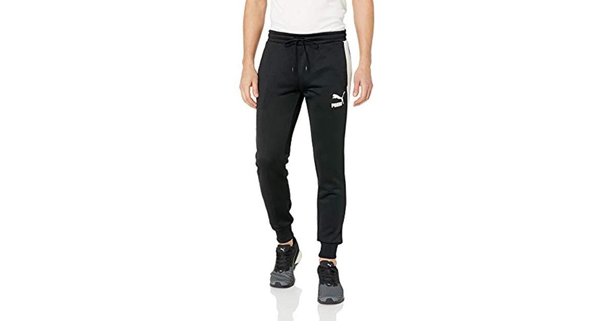 puma archive t7 track pants black