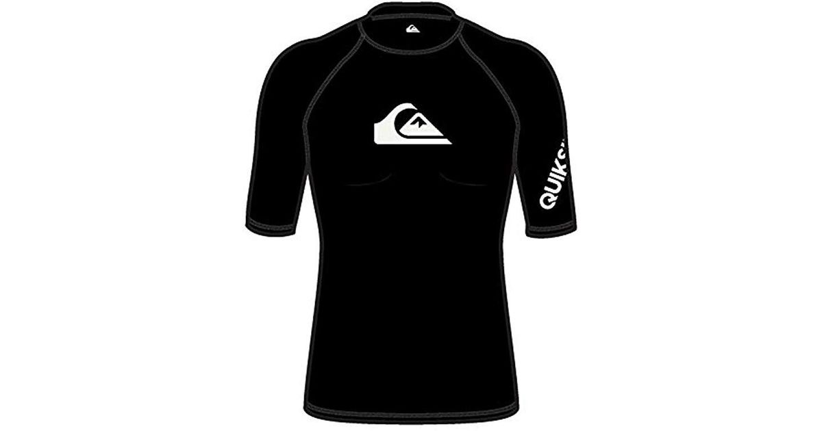 Lyst Quiksilver All Time Short Sleeve Rashguard Upf 50+ Sun