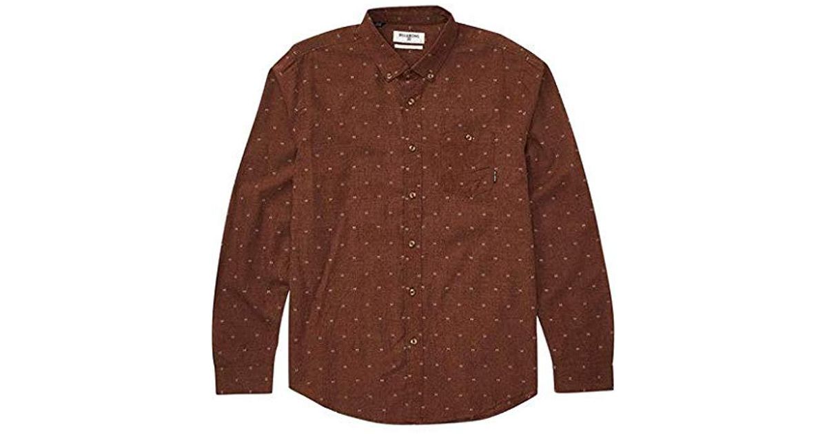 mens billabong long sleeve shirts