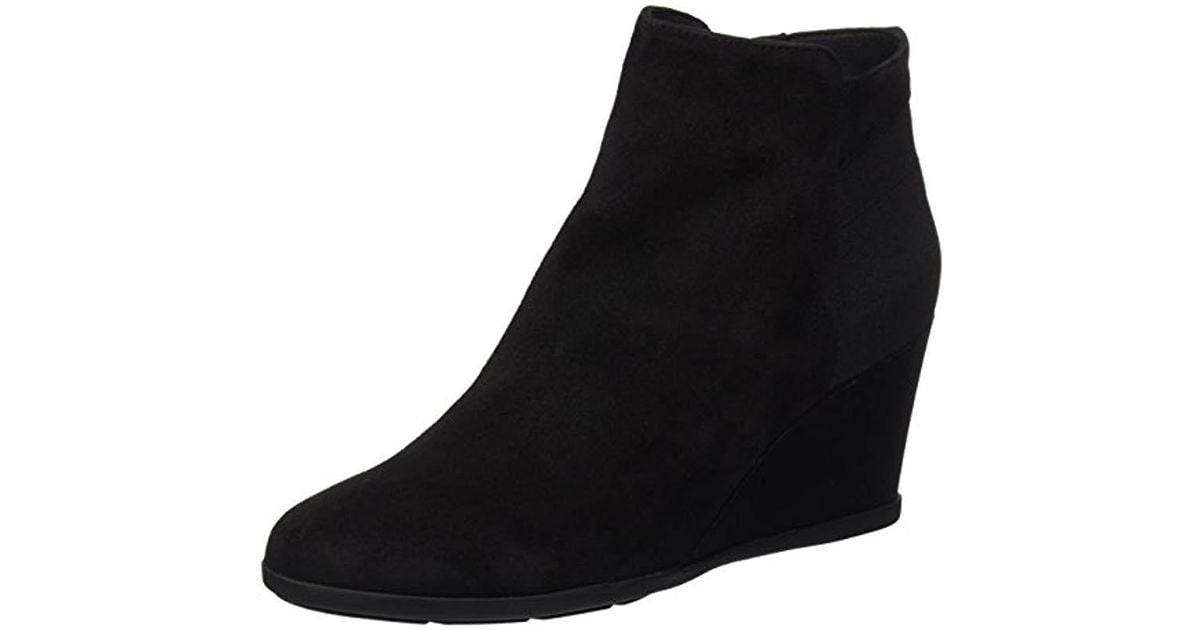 Inspiration Wedge Mujer Black Para Lyst CBotas D Geox fbvy7gY6