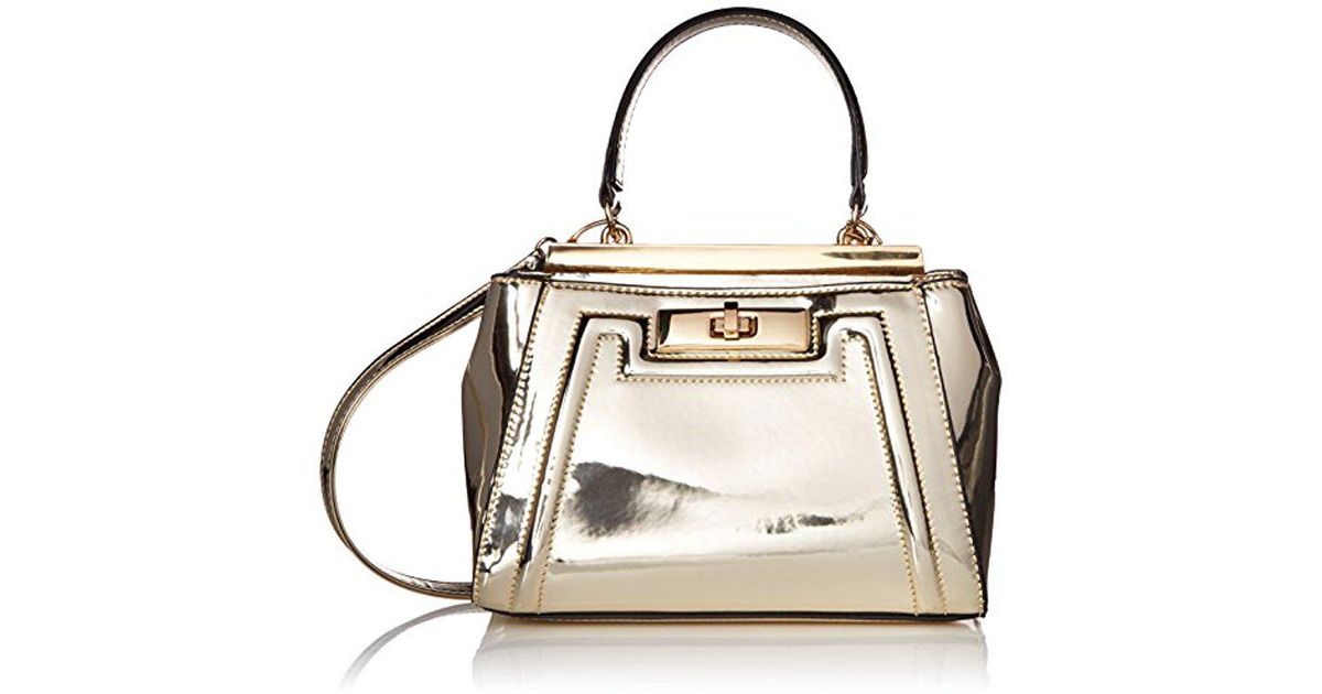 Lyst Aldo Sugarland Satchel Bag In Metallic