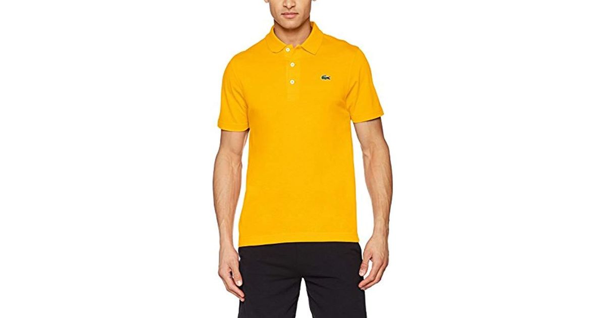 Eyh9wd2ei Polo Coloris Jaune En Homme Pour Lyst Lacoste f7gvyYb6
