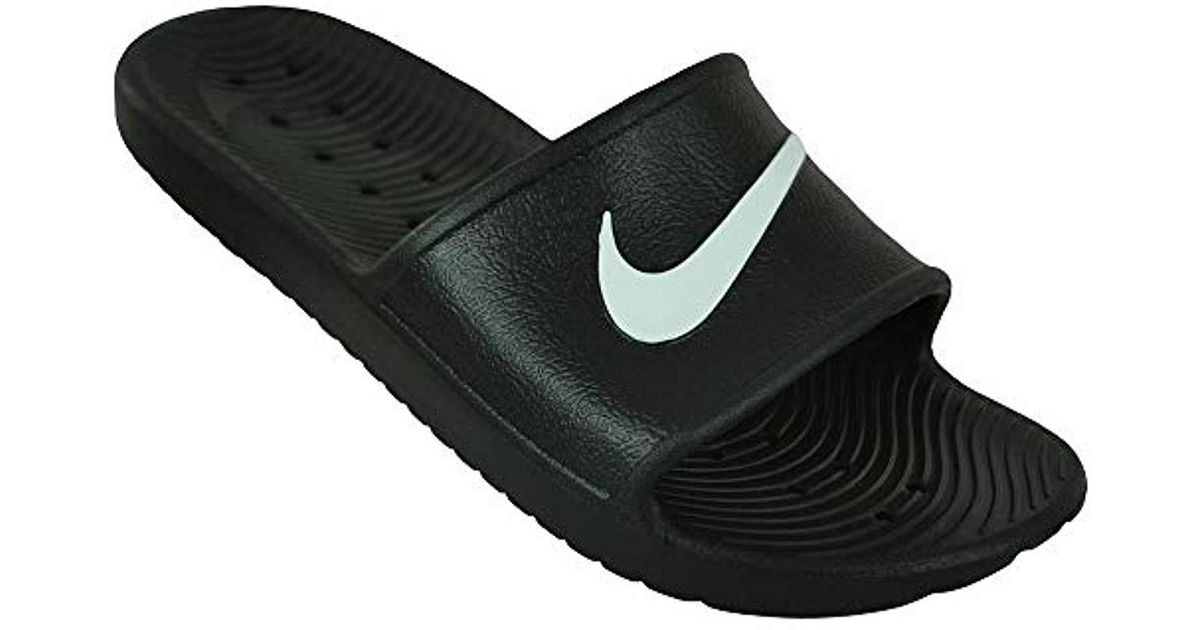 Nike Kawa Shower Beach Pool Shoes In Black For Men Lyst