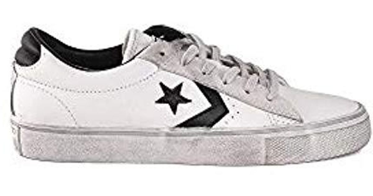 {keywor d} converse lifestyle pro leather vulc distressed ox