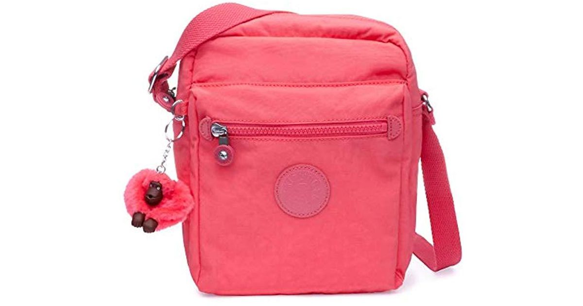 Kipling Livie Bag, Adjustable Crossbody Strap, Zip Closure in Pink - Lyst