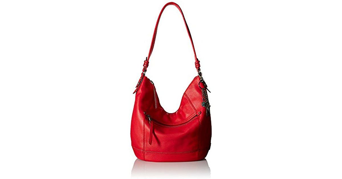The Sak Red Sequoia Hobo Bag
