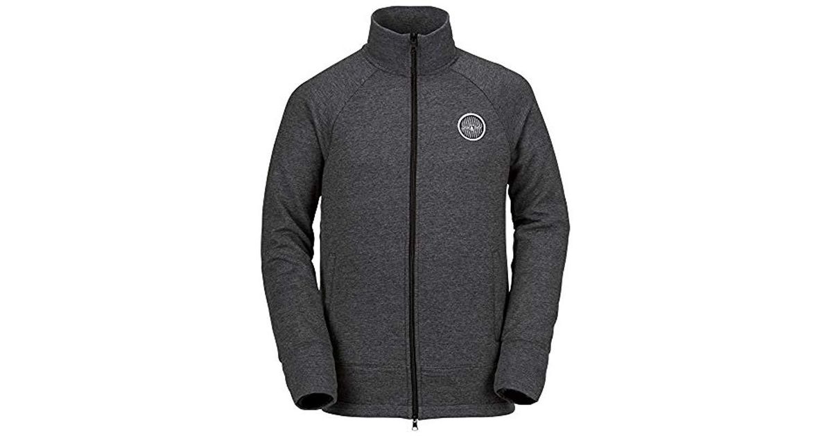 Riding Jacket Black Fatzqppn Volcom Fleece Raglan xYxqv1I