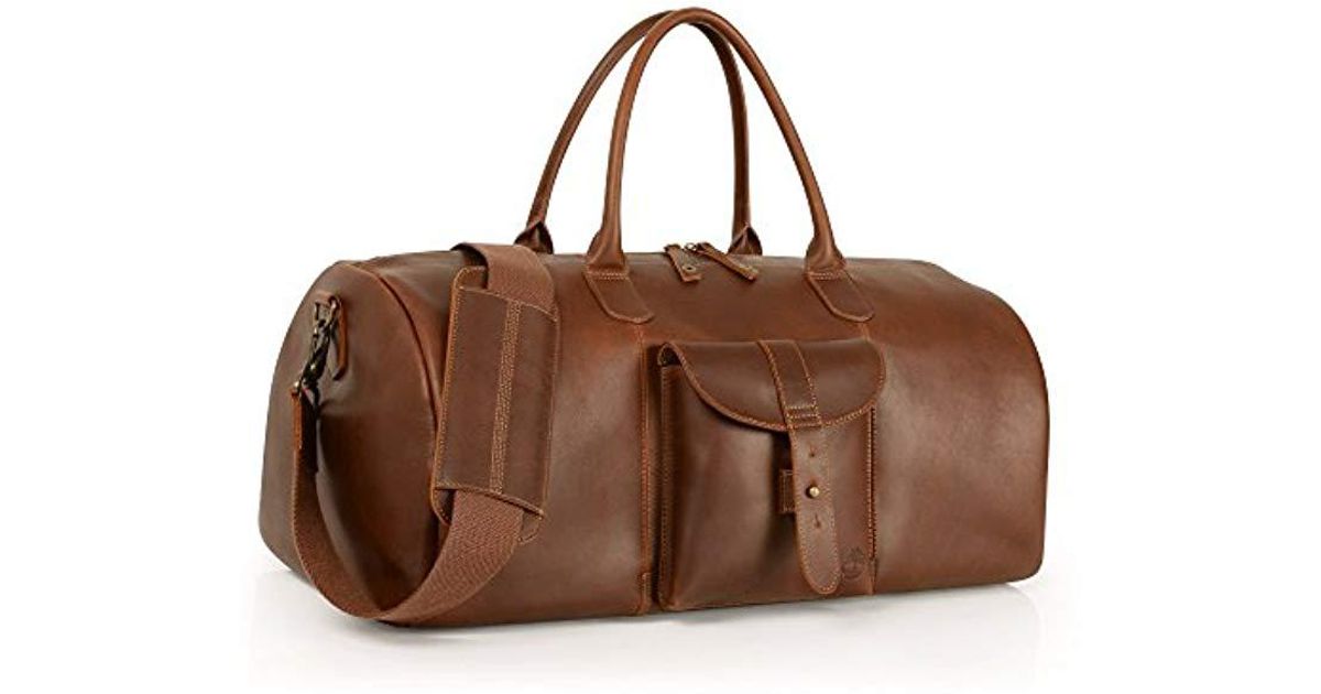 Lyst Timberland Travel Carry Duffle Bag In Brown
