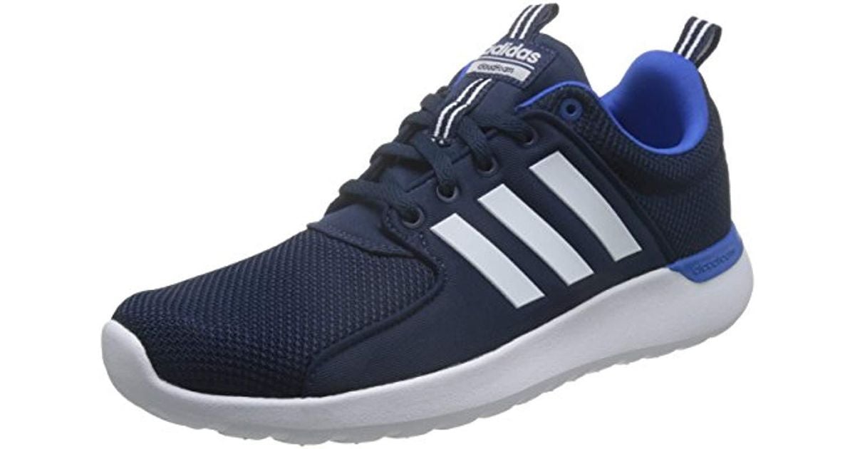 Adidas Blue Cf Lite Racer Running Shoe Lyst Adidas Blue Cf Lite Racer Running Shoe Lyst