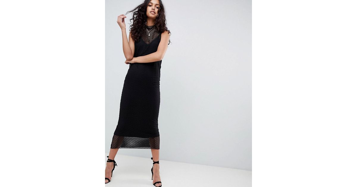 de largo tamaño gran 1 negro 2 Lyst Asos Vestido de en de TOPXkZiu