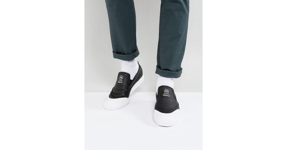 Lyst - Adidas Originals Matchcourt Slip-on Sneakers In Black Cg4512 ... Lyst - Adidas Originals Matchcourt Slip-on Sneakers In Black Cg4512 in Black for Men